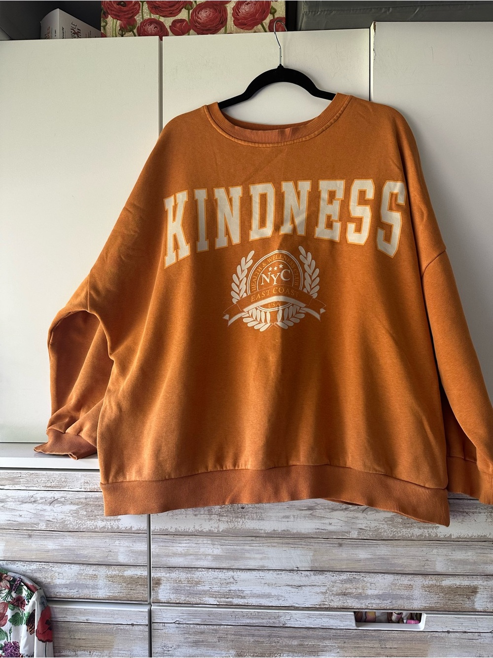 🧡 George “Kindness” Graphic Sweatshirt UK 20/22 US 16/18